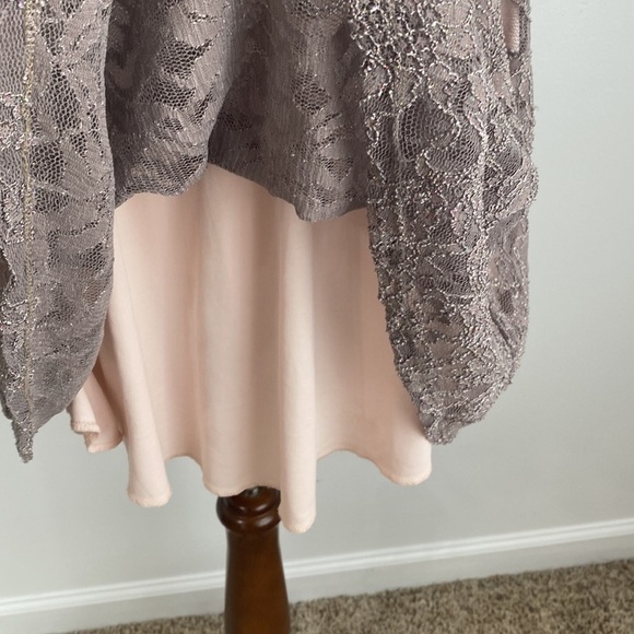 Emerald Sundae Shimmering Lace Glitter Party Dress Size Medium - Picture 5 of 11